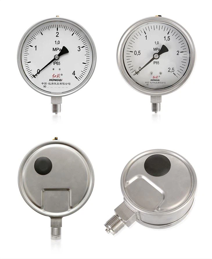 All Stainless Steel Oil Filled Pressure Gauge