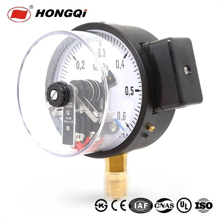 Electric Contact Pressure Gauge with Aviation plug (5)
