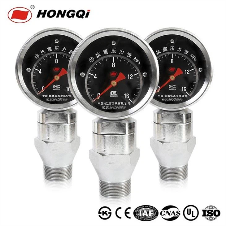 100mm Fill Silicone Oil/Glycerin Slurry Pressure Gauge