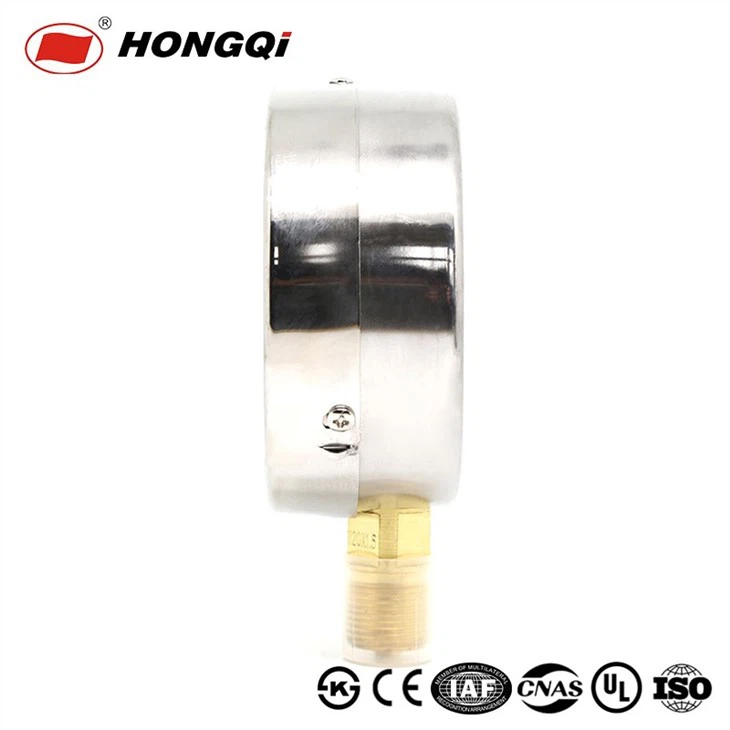 Dia 100mm Ecnomical Manometer Pressure Gauge With Chrome Plated Steel Case