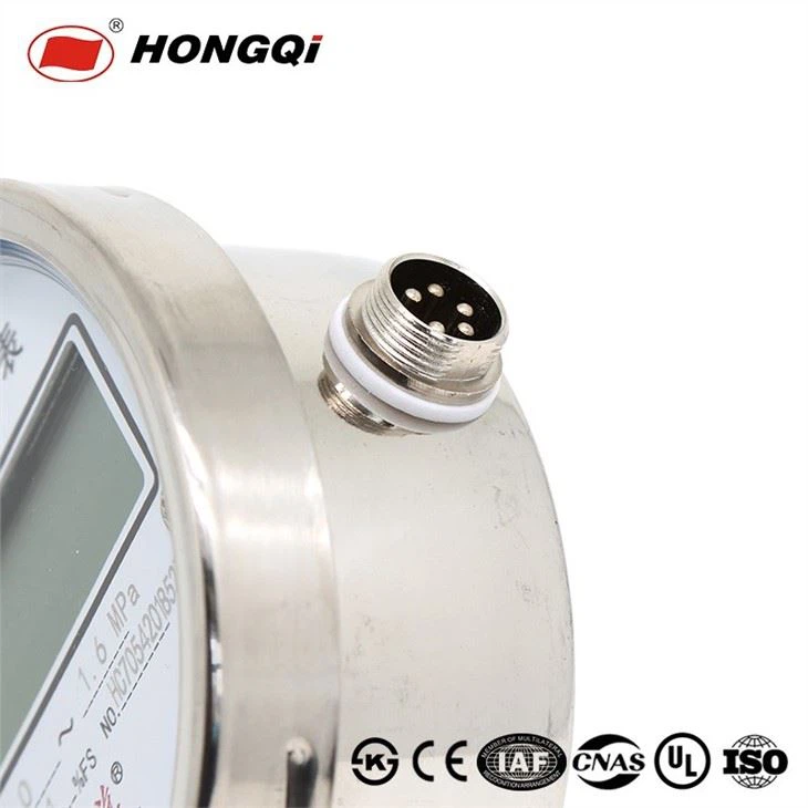 Digital Anti-interference Pressure Gauge ,0.1%/0.2%/0.5%, Bottom Connection And 304SS Protector