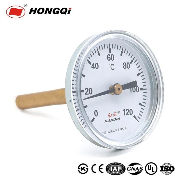 Copper contact thermometer
