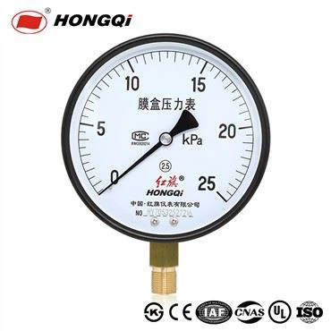 150mm Capsil Presyon kalib Manbràn Presyon Meter