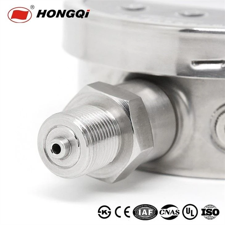 Stainless Steel Digital Display Pressure Gauge Gas Liquid Fuel Manometer